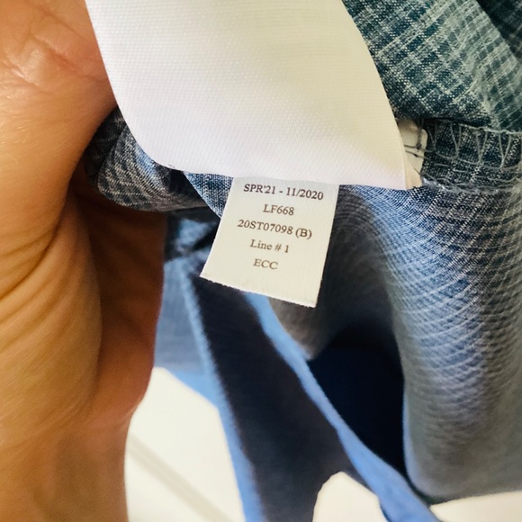 KIRKLAND SIGNATURE MENS Size M 4-WAY STRETCH SPORTSHIRT LONG SLEEVED BUTTON DOWN - Picture 8 of 11